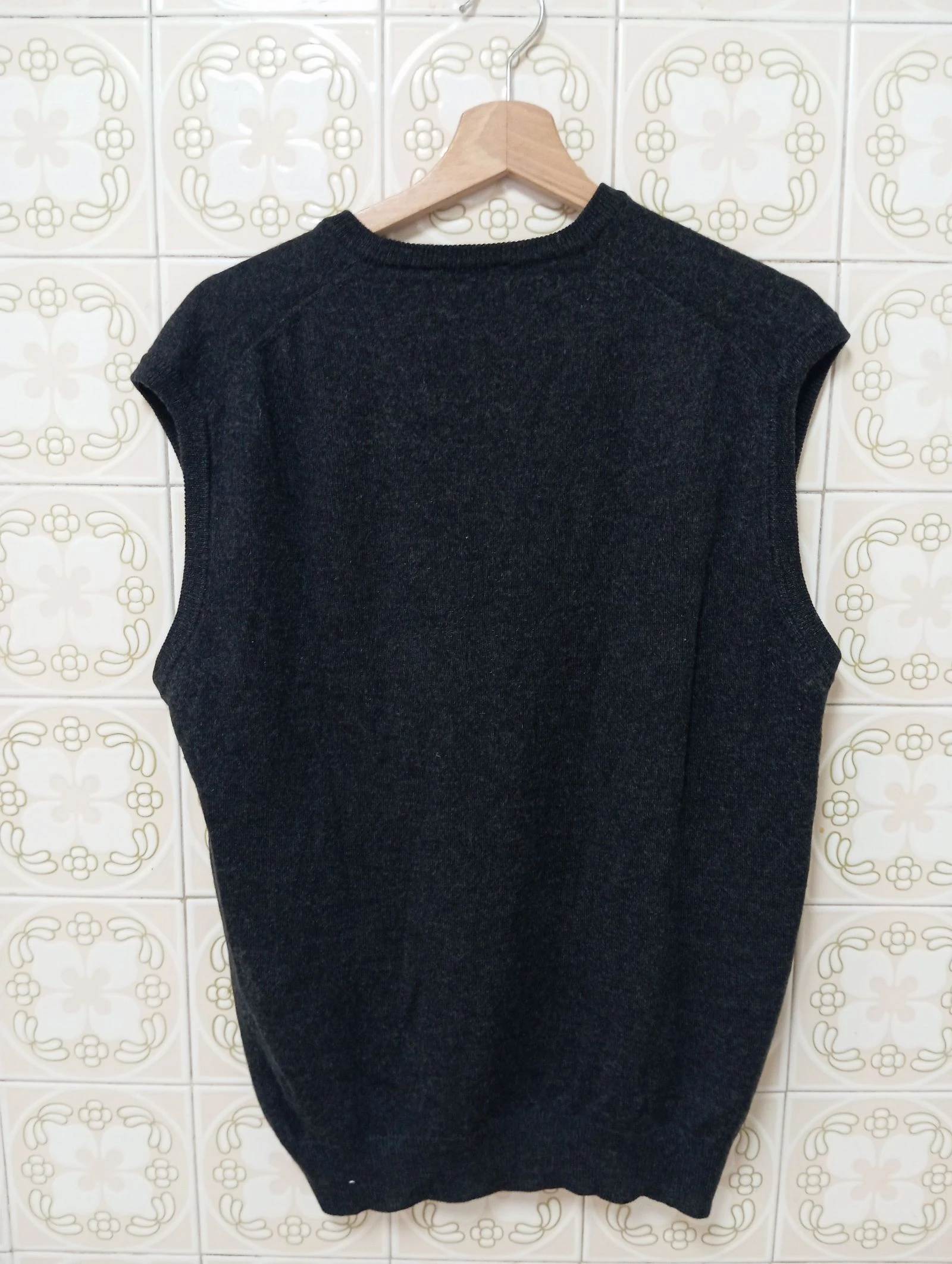 Chaleco de punto Gant gris oscuro vintage talla XL – photo 2